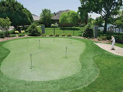 Houston Backyard Putting Green